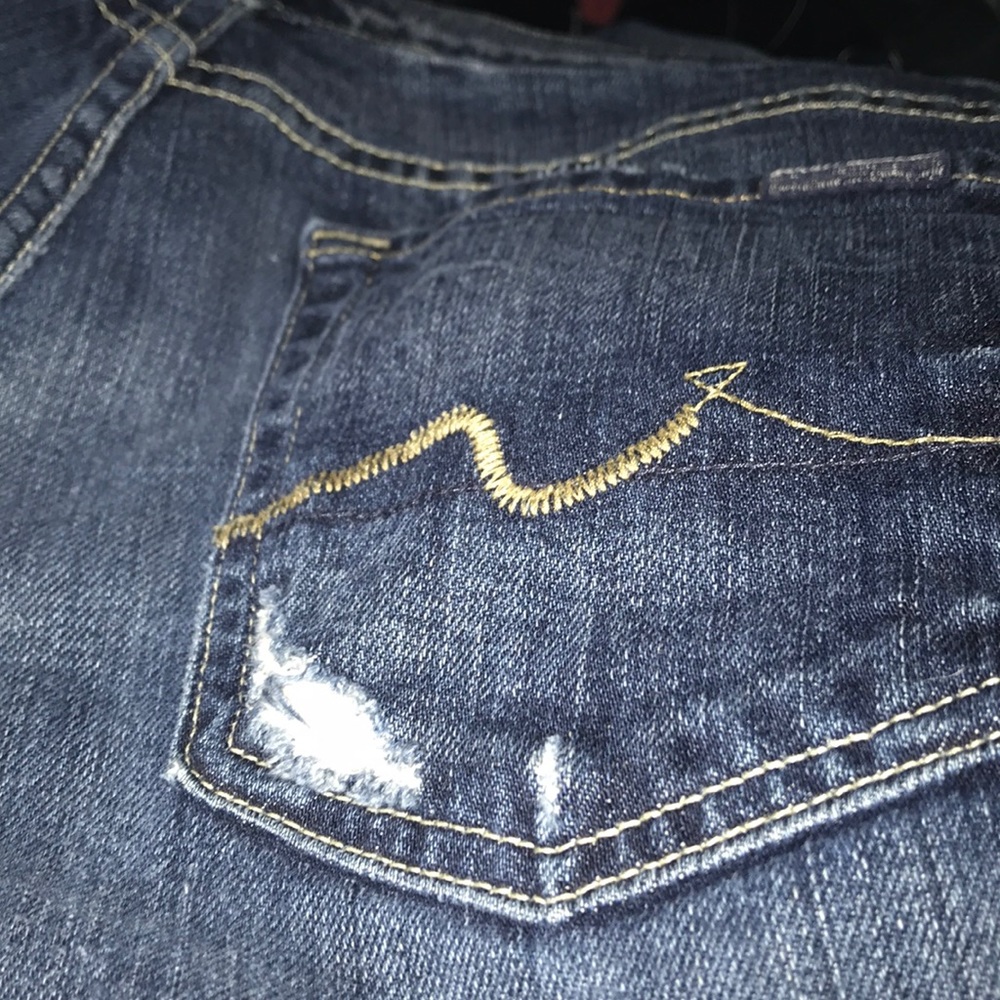 7 For All Mankind Distressed Jeans - Picture 10 of 11